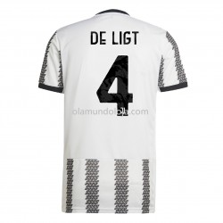 Camisola Juventus De Ligt 4 Equipamento Primeiro 2022-2023 Manga Corta